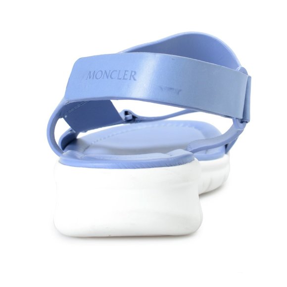 Moncler Women's Light Purple Leather Sandals Shoes - Picture 3 of 8